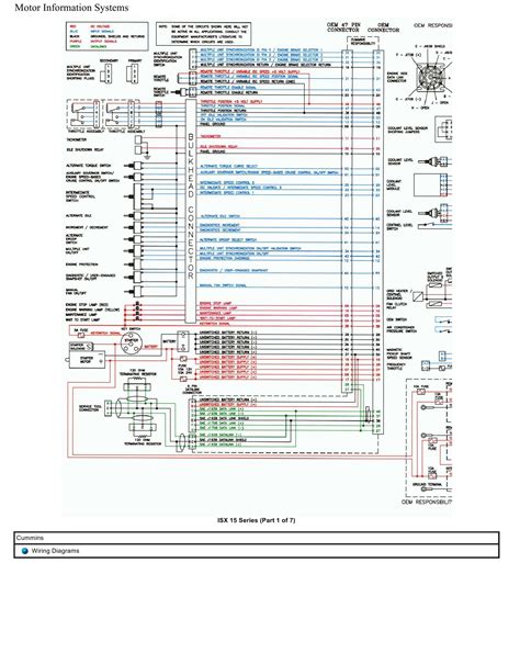 Cummins Isx15 Truck General Wiring Diagram Pdf