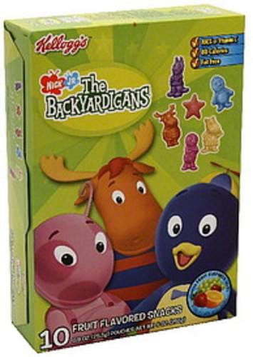 Kelloggs The Backyardigans Assorted Flavors Fruit Flavored Snacks 10