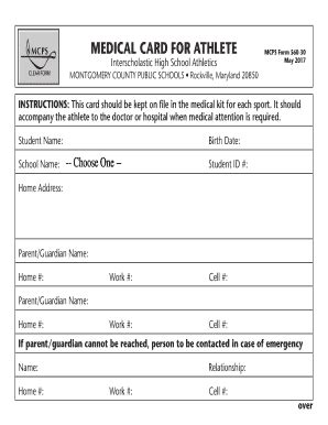 Fillable Online MCPS Form 560 30 Fax Email Print PdfFiller