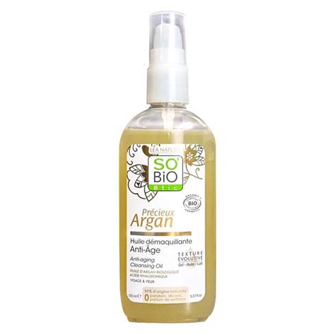 Olio struccante anti age Prezioso Argan SoBio étic