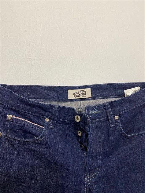 Naked And Famous Super Guy Indigo Selvedge Men S Fashion Bottoms