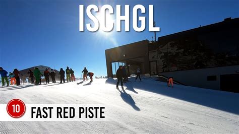 Skiing Fast Red Piste In Ischgl Samnaun Youtube