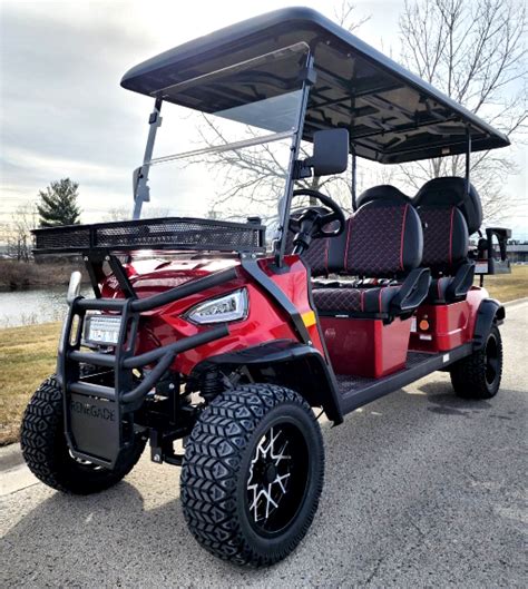 48v Electric Golf Cart 4 Seater Lifted Renegade Edition Utility Golf Utv Compare To Coleman