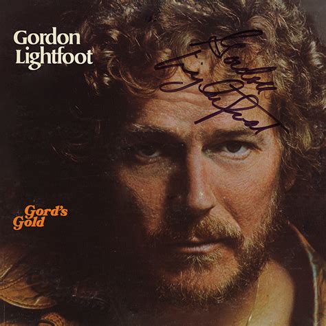 Gordon Lightfoot Signed Gords Gold Album Artist Signed Collectibles