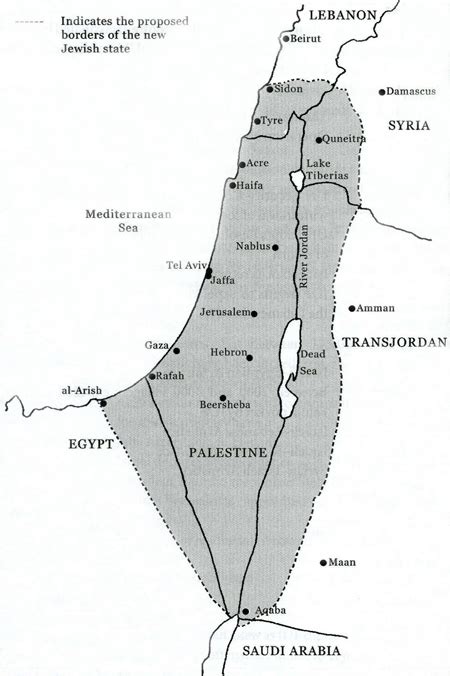 The Zionist Vision 1919 - MAPS - 1948