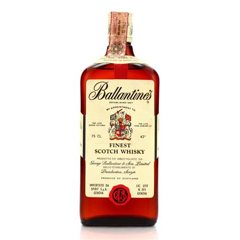 Ballantines Finest Scotch Whisky 1960s Whisky Auctioneer