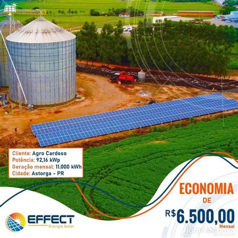 Effect Energia Solar Economize At Do Valor Da Sua Conta De