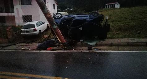 Grave Accidente En La Vía Entre Guatavita Y Guasca Deja Un Saldo