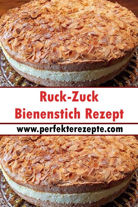 Ruck Zuck Bienenstich Rezept Schnelle Und Einfache Rezepte