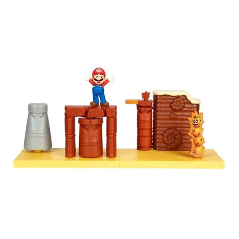 Boneco Super Mario Cenário Desert Playset Candide no Shoptime