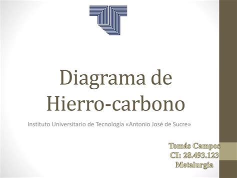 Diagrama De Hierro Carbono Ppt Descarga Gratuita