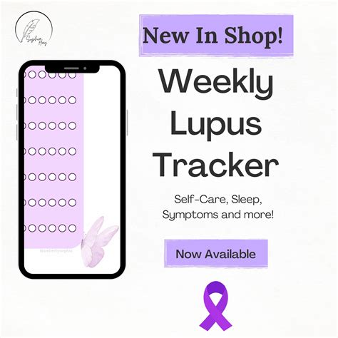 Weekly Lupus Tracker Digital Download Etsy