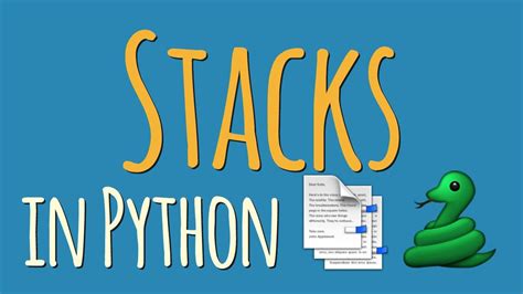 Data Structure Using Python Stack Using Python Part 1 Youtube