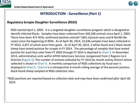 PPT National Scrapie Eradication April 2014 Monthly Report PowerPoint