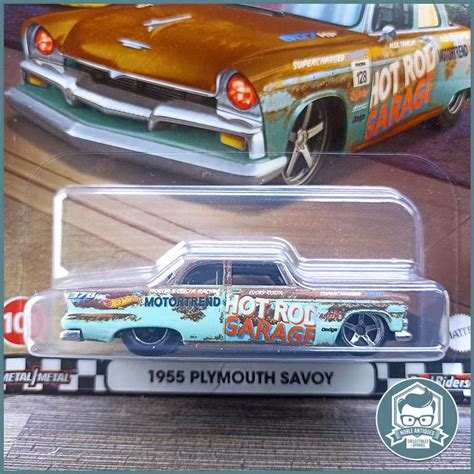 Models Hot Wheels 1955 Plymouth Savoy Hot Rod Garage Real Rider Japan Import Was Sold