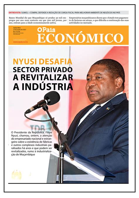 Capa Jornal Econ Mico O Pa S A Verdade Como Not Cia