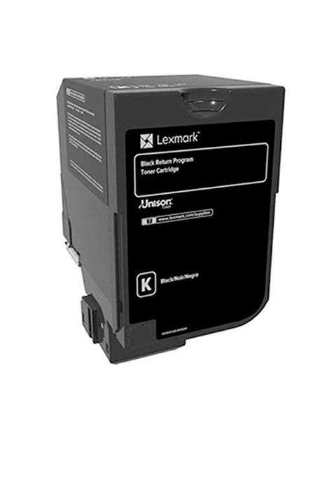 Lexmark Taa Black Return Program Toner Cartridge C Kg