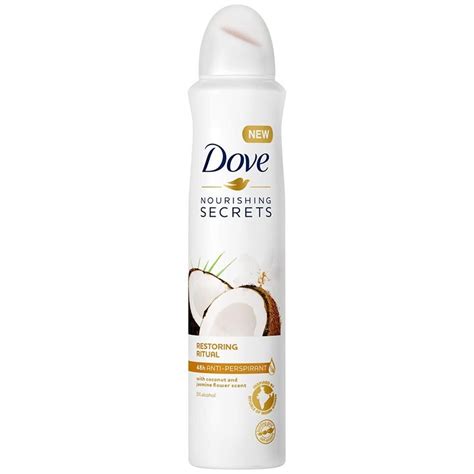 Dove Déodorant spray anti transpirant Noix de coco et Jasmin Dove