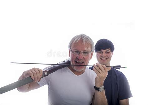 Portrait Of A European Young Man 21 Years Old Against A White