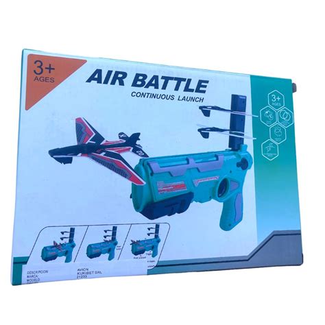 Pistola Grande Lanza Aviones Larga Distancia Original Aerotoys