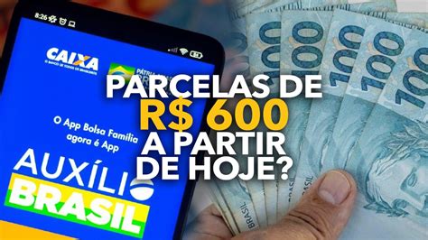 Auxílio Brasil Com Parcelas De R 600 A Partir De Hoje Bolsonaro Se