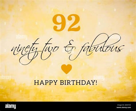 Happy Birthday Card Illustration In Retro Style Stock Photo Alamy