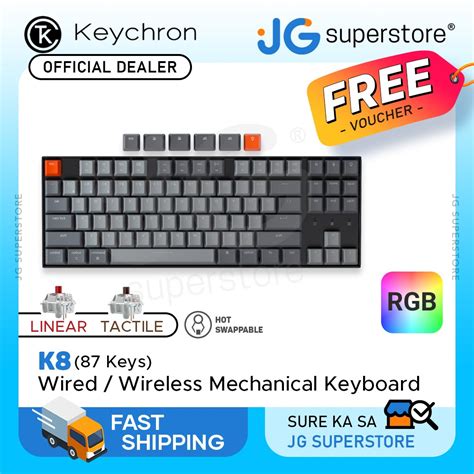 Keychron K Keys Bluetooth Wireless Wired Tenkeyless Mechanical Keyboard With Optical Hot