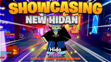 Showcasing The New Limited Hidan Mythic In Anime Adventures Roblox