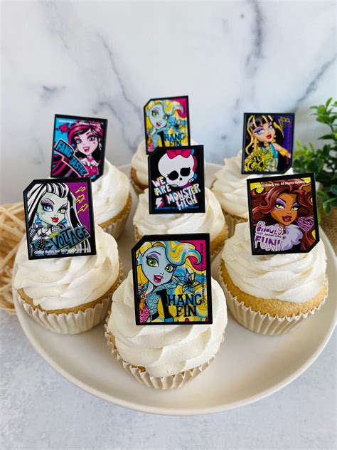 Monster High Cupcakes With Rings