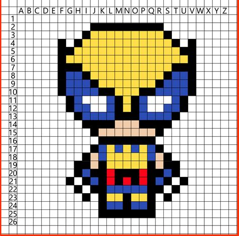 Deadpool Wolverine Pixel Art Ideas ️deadpool Wolverine Pixelart Nbkomputer