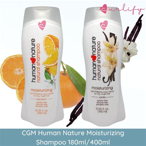 Cgm Human Nature Moisturizing Mandarin Vanilla Shampoo Shopee Philippines