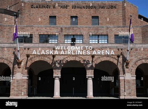 A General View Of The Alaska Airlines Arena At Hec Edmundson Pavilion