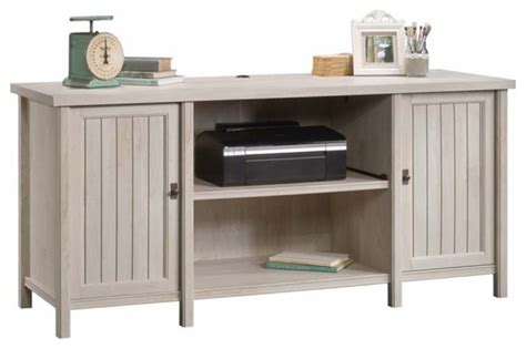 Home Square Piece Set With Credenza Accent Chest In Chalked