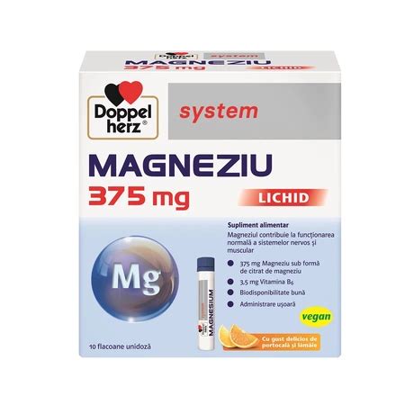 Magliquid Citrat De Magneziu Solutie Mg Plicuri Agetis Pret