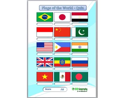 Flags of the World - Quiz