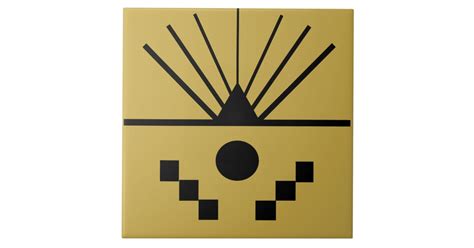 Art Deco Sunrise Ceramic Tile Zazzle