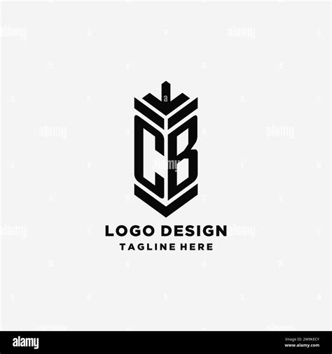 Initials Cb Shield Logo Design Creative Monogram Logo Inspiration