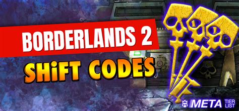 Borderlands 2 Shift Codes Free Golden Keys And Skins 2025