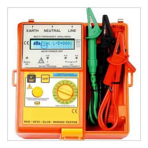 Kusam Meco Digital ELCB Tester 1812EL Earth Leakage Tester RCD Tester