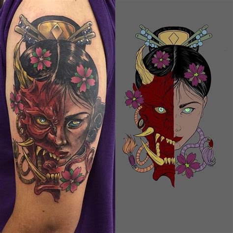 Astonishing Hannya Mask Tattoo Meaning Ideas