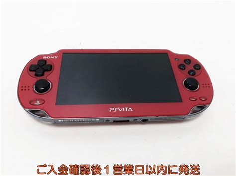 【やや傷や汚れあり】【1円】psvita 本体 レッドブラック Pch 1000 Sony Playstation Vita 動作確認済