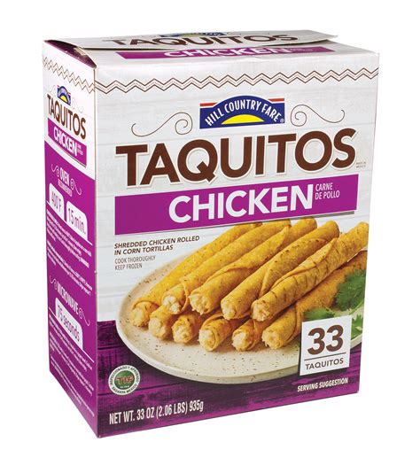 Hill Country Fare Frozen Taquitos - Chicken - Shop Entrees & sides at H-E-B