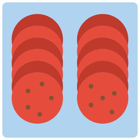 Salami Basic Miscellany Flat Icon