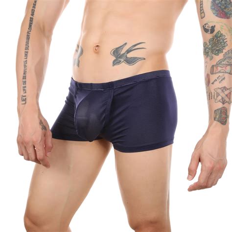 Boxer Shorty Sous V Tements En Maille Pour Hommes Boxer Sexy Sous