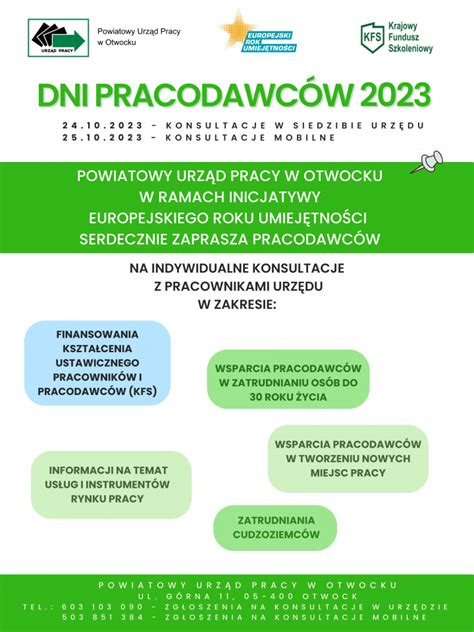 Dni Pracodawców 2023 Aktualności Urząd Gminy Sobienie Jeziory