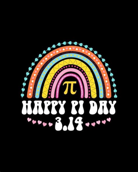 Premium Vector Happy Pi Day 314 T Shirt Design Print Template