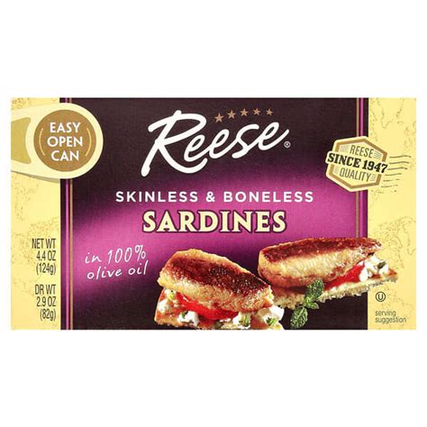 Reese Skinless Boneless Sardines In Olive Oil Oz G