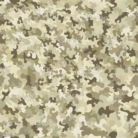 Camouflage Seamless Pattern Abstract Modern Military Background For Army Textile And Clothing