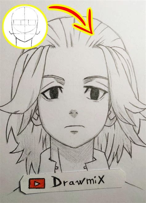 How To Draw Sano Manjiro Mikey Step By Step Easy Anime Drawing En