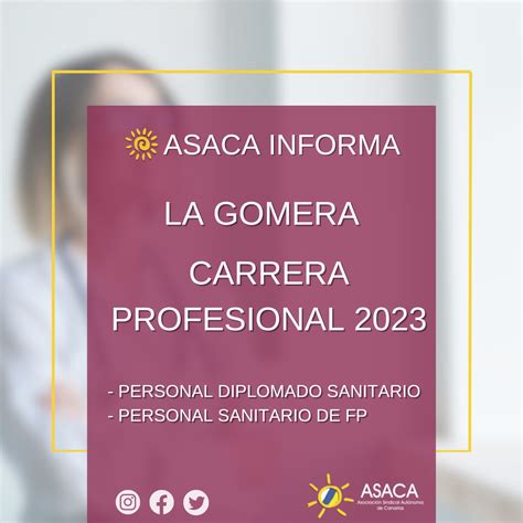 La Gomera Carrera Profesional Definitiva Del Personal Diplomado